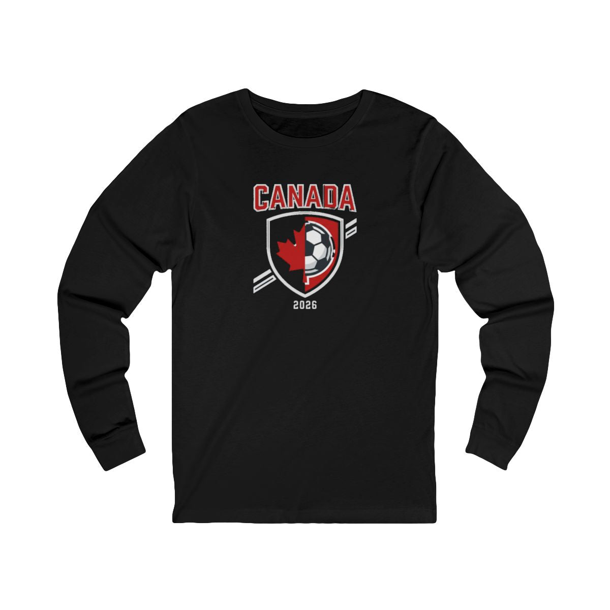 Canada 2026 Soccer Long Sleeve Tee | Canadian Soccer Fan