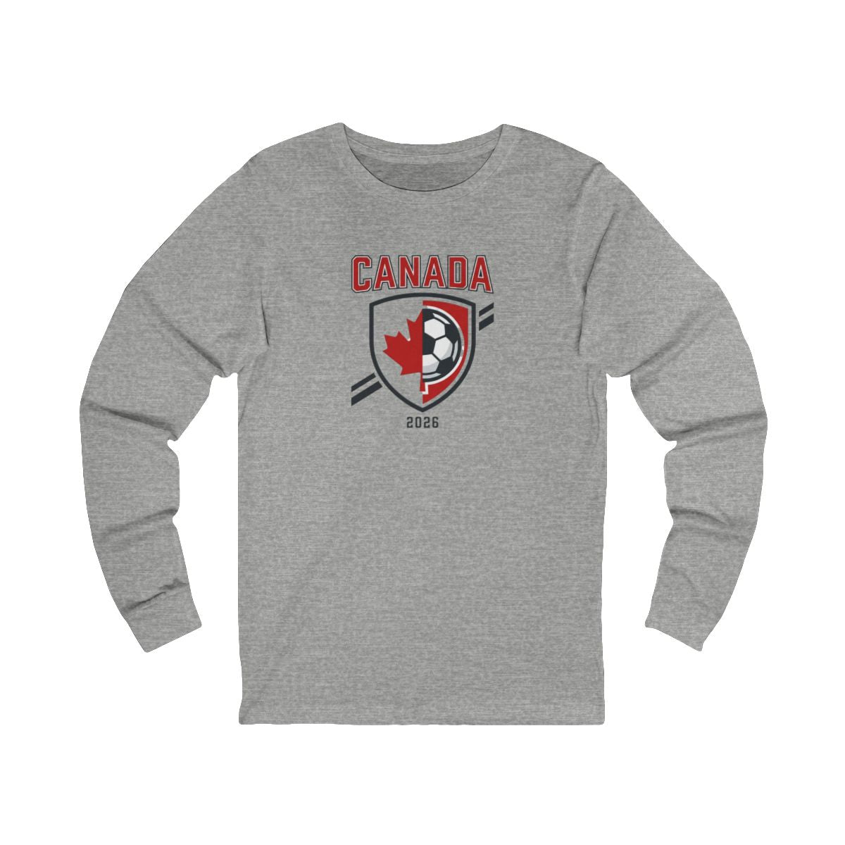 Canada 2026 Soccer Long Sleeve Tee | Canadian Soccer Fan