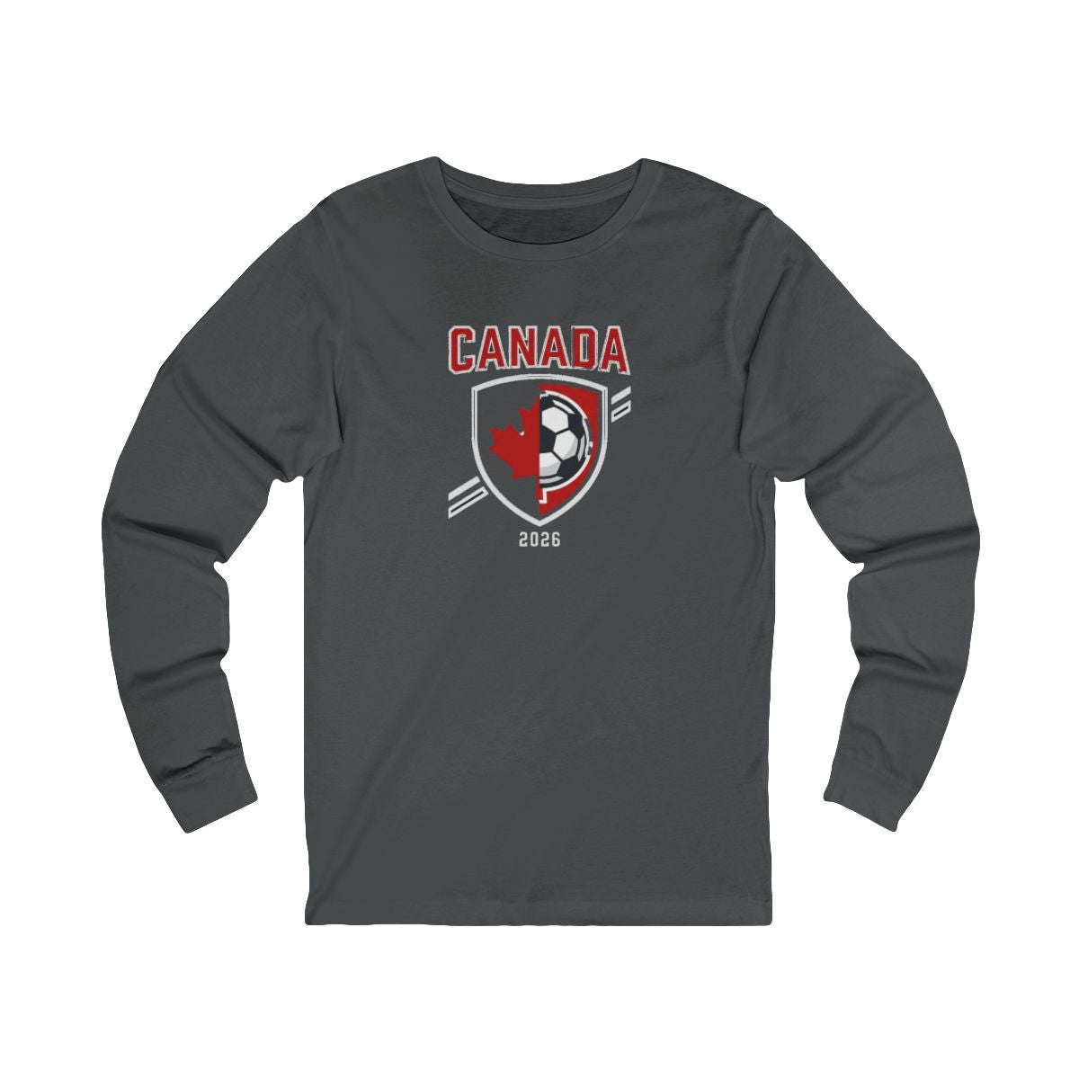 Canada 2026 Soccer Long Sleeve Tee | Canadian Soccer Fan