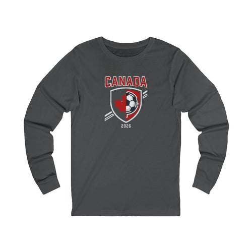 Canada 2026 Soccer Long Sleeve Tee | Canadian Soccer Fan