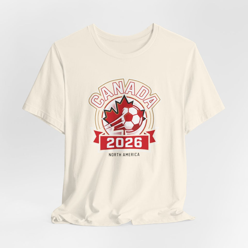 Canada 2026 Soccer Crest Tee | North America Fan Crest Graphic Shirt