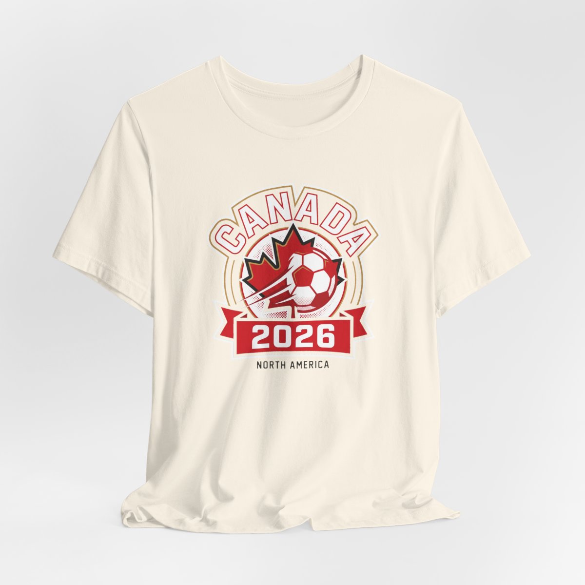 Canada 2026 Soccer Crest Tee | North America Fan Crest Graphic Shirt