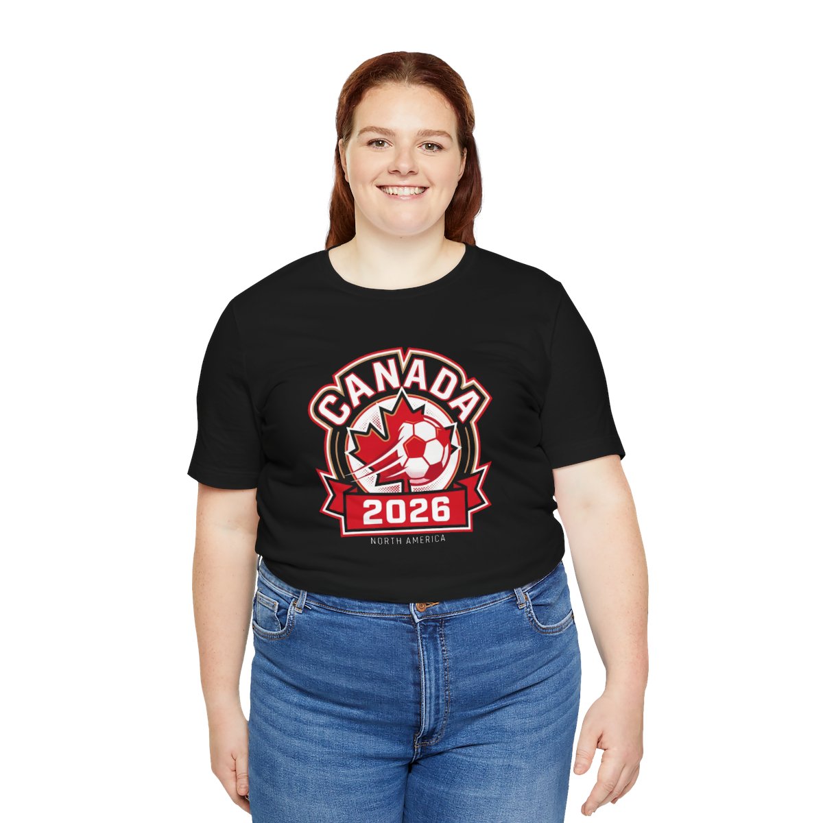 Canada 2026 Soccer Crest Tee | North America Fan Crest Graphic Shirt