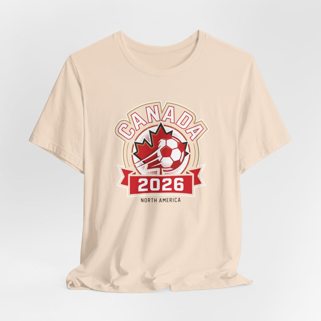 Canada 2026 Soccer Crest Tee | North America Fan Crest Graphic Shirt