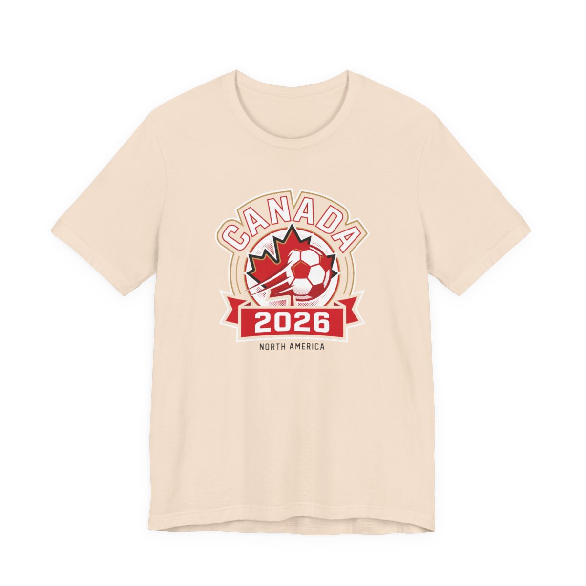 Canada 2026 Soccer Crest Tee | North America Fan Crest Graphic Shirt