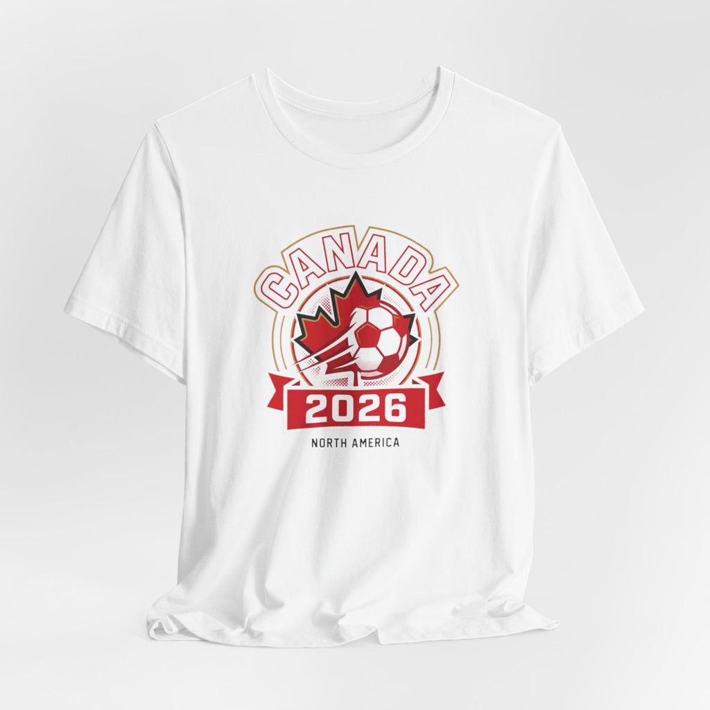 Canada 2026 Soccer Crest Tee | North America Fan Crest Graphic Shirt