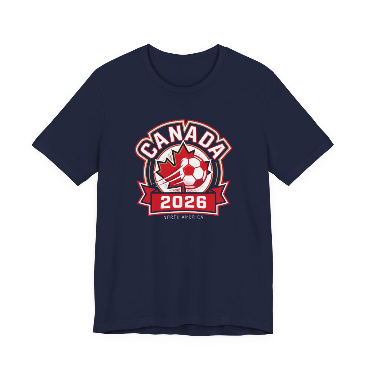 Canada 2026 Soccer Crest Tee | North America Fan Crest Graphic Shirt
