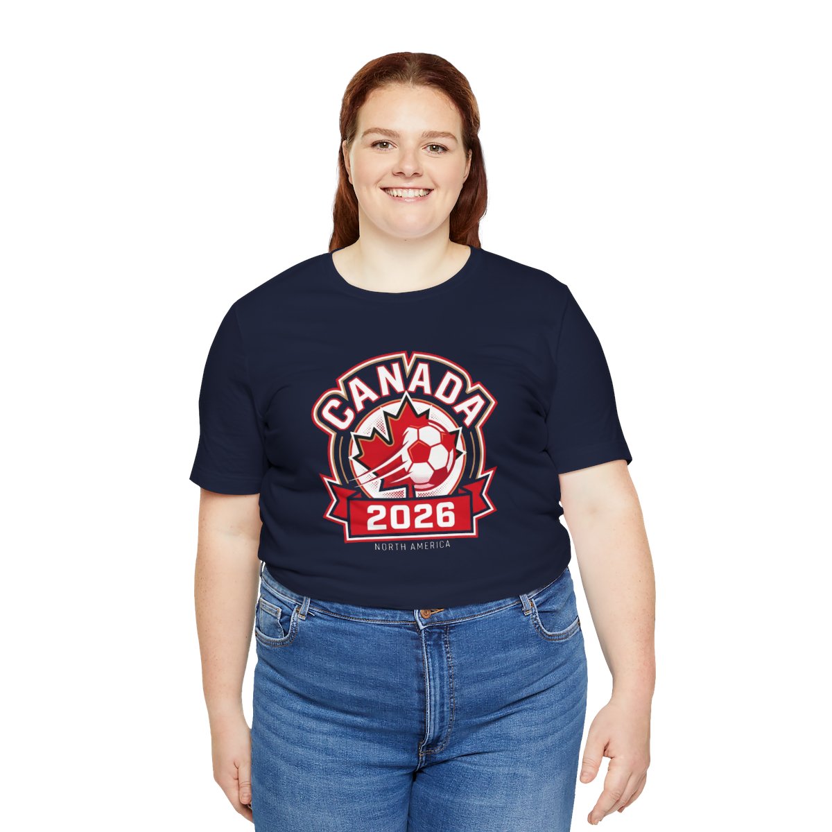 Canada 2026 Soccer Crest Tee | North America Fan Crest Graphic Shirt