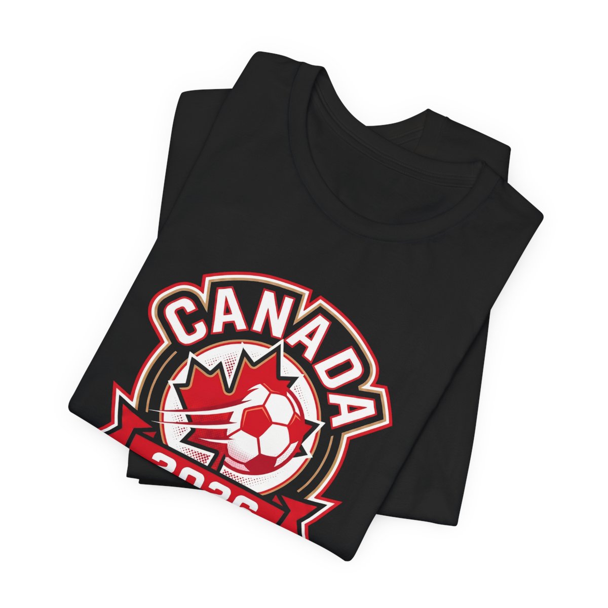 Canada 2026 Soccer Crest Tee | North America Fan Crest Graphic Shirt