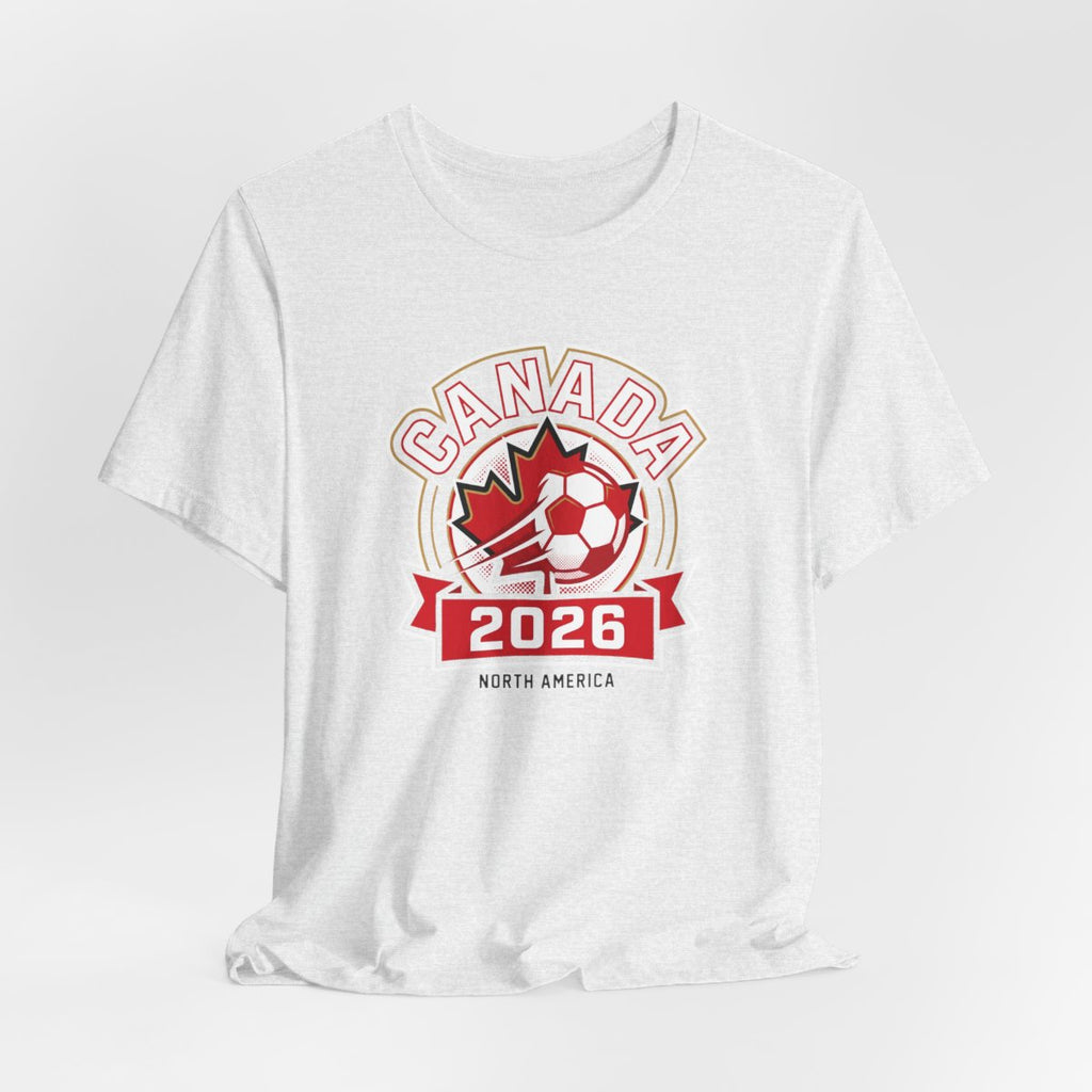 Canada 2026 Soccer Crest Tee | North America Fan Crest Graphic Shirt