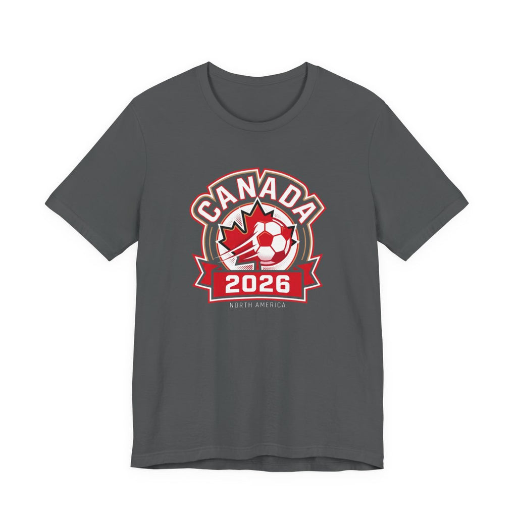 Canada 2026 Soccer Crest Tee | North America Fan Crest Graphic Shirt