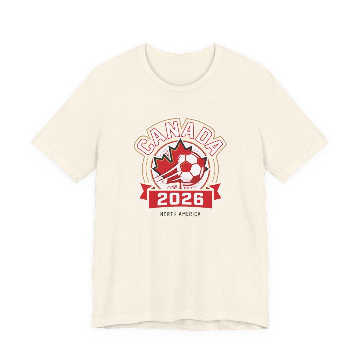 Canada 2026 Soccer Crest Tee | North America Fan Crest Graphic Shirt