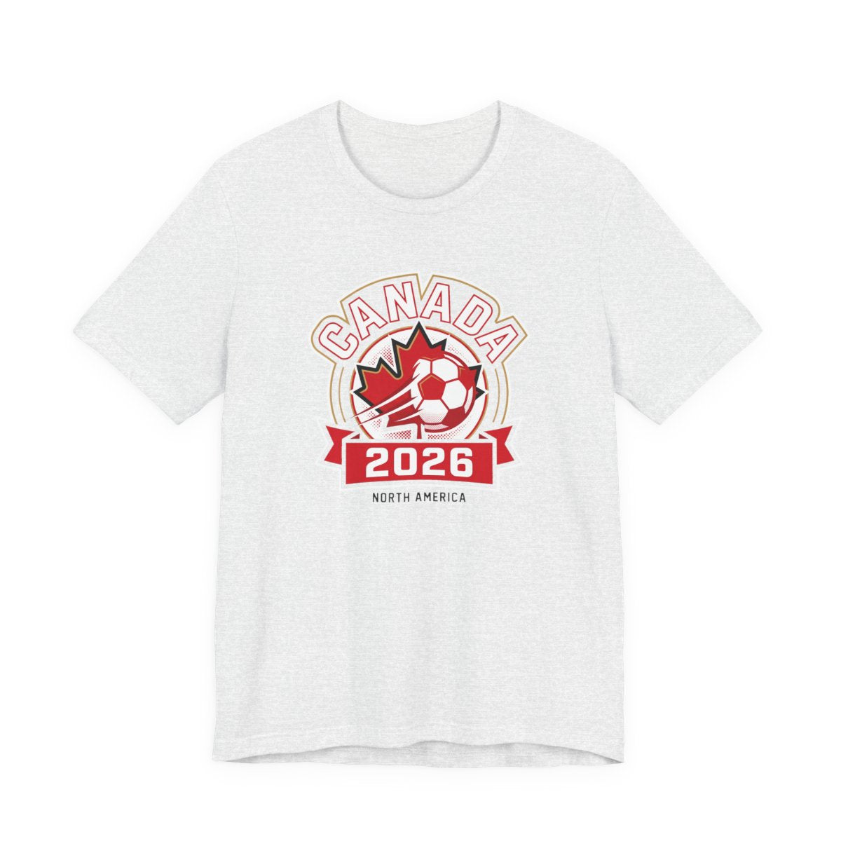 Canada 2026 Soccer Crest Tee | North America Fan Crest Graphic Shirt