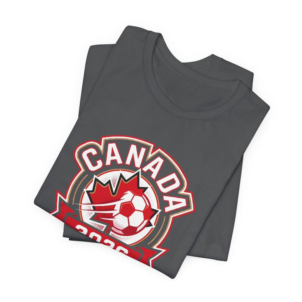 Canada 2026 Soccer Crest Tee | North America Fan Crest Graphic Shirt