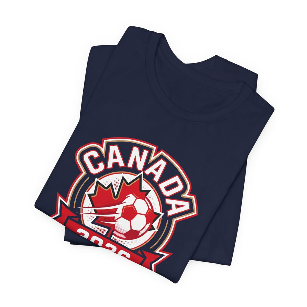 Canada 2026 Soccer Crest Tee | North America Fan Crest Graphic Shirt