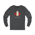 Canada Maple Leaf Long Sleeve Tee | Vintage Distressed EST 1867