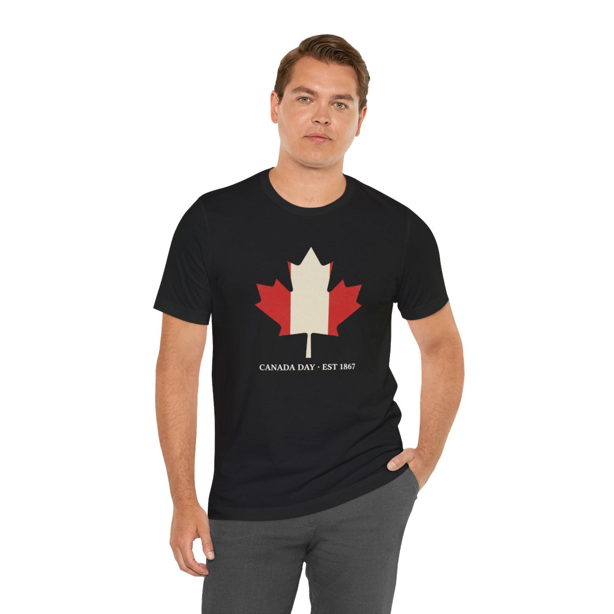 Canada Maple Leaf Tee | Vintage Distressed EST 1867