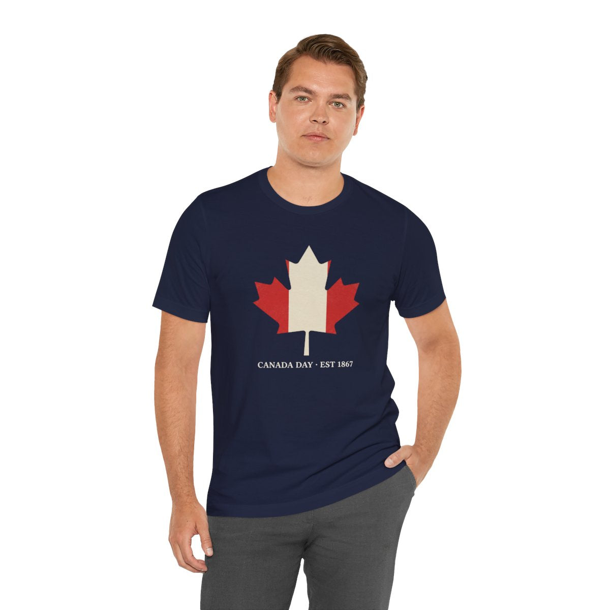 Canada Maple Leaf Tee | Vintage Distressed EST 1867