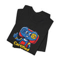 Certified Button Masher Tee | Funny Gamer Cartoon Mascot Shirt