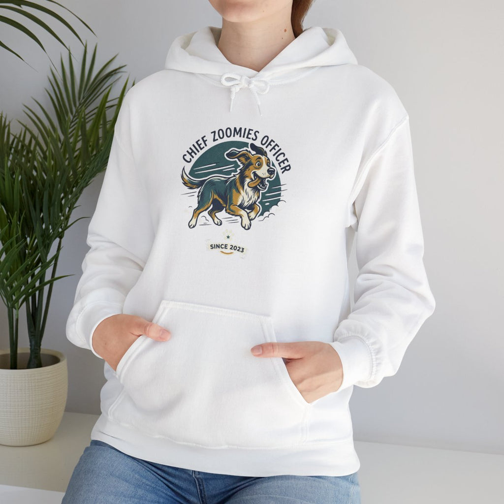 Chief Zoomies Officer Hoodie | Funny Dog Lover Graphic