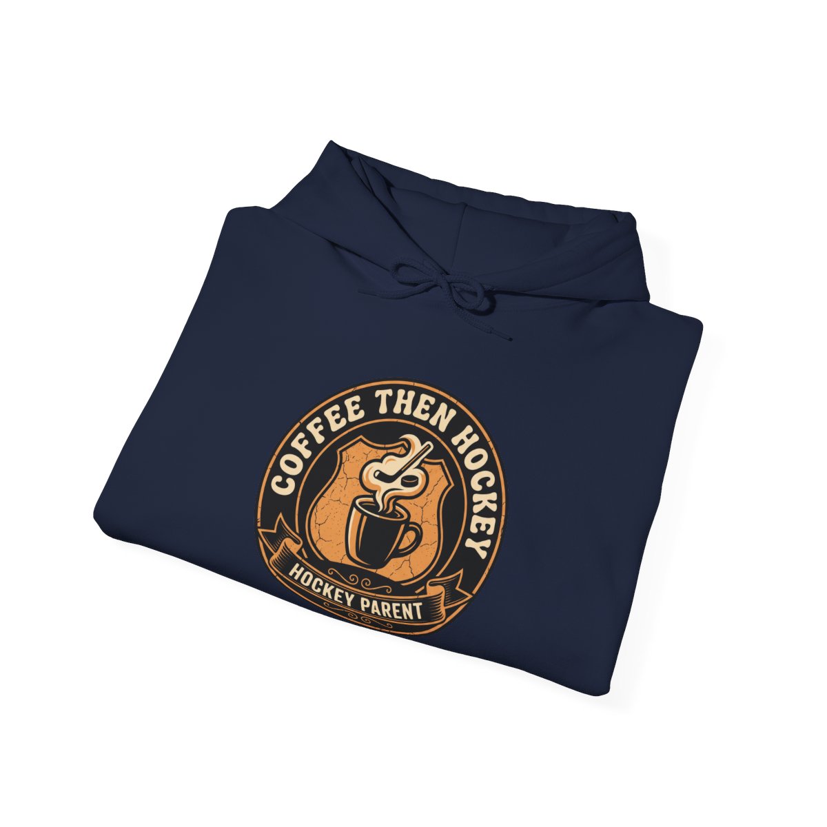 Coffee Then Hockey Hoodie | Funny Hockey Parent Shirt
