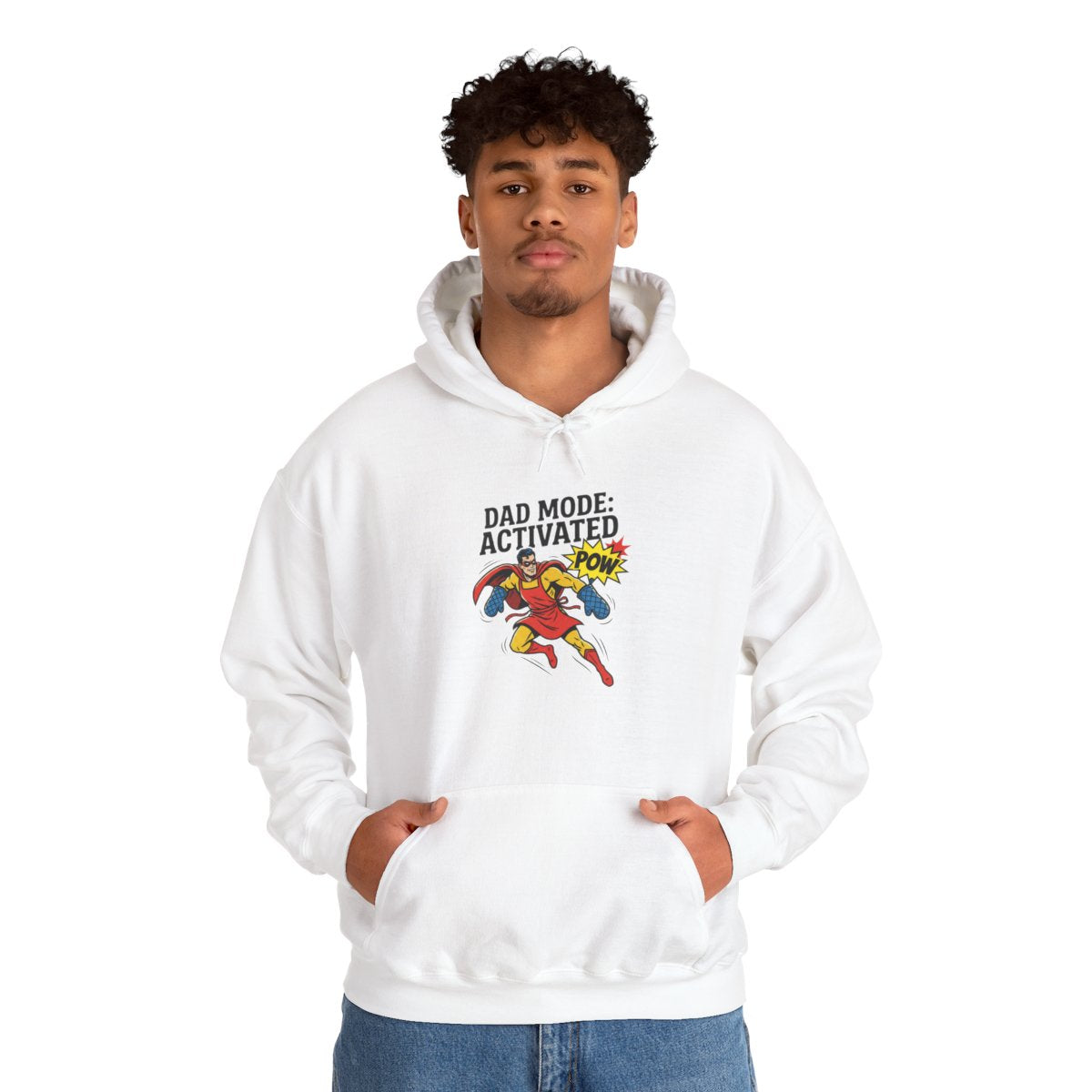 Dad Mode Activated Hoodie | Funny Dad Superhero, Father's Day Gift