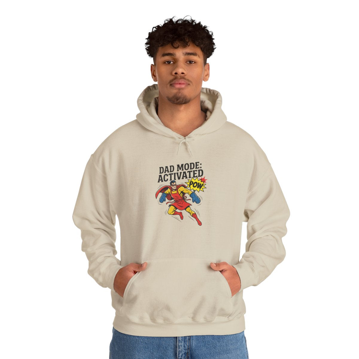 Dad Mode Activated Hoodie | Funny Dad Superhero, Father's Day Gift