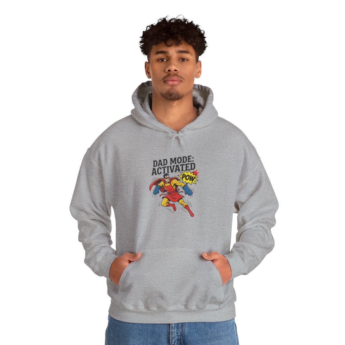 Dad Mode Activated Hoodie | Funny Dad Superhero, Father's Day Gift