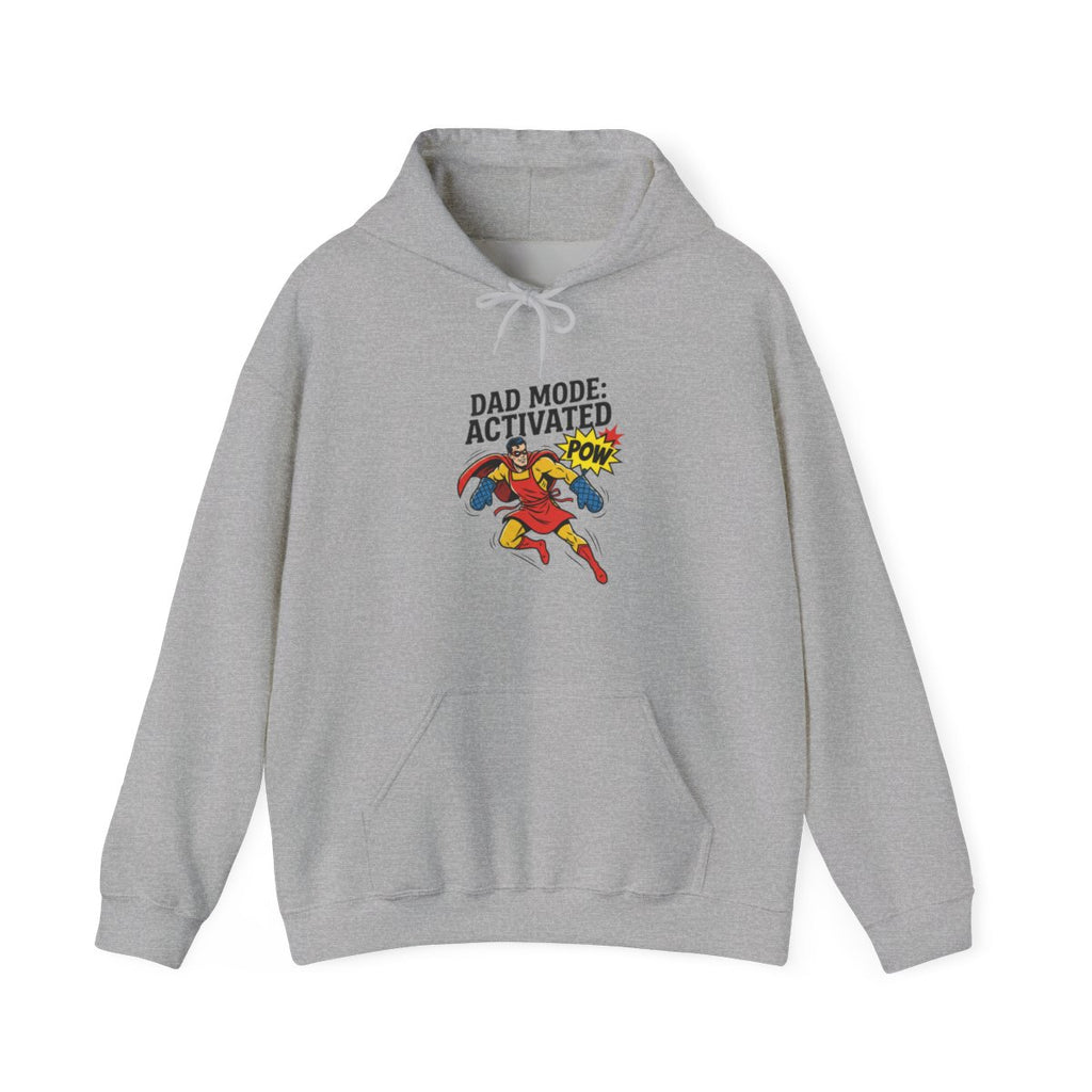 Dad Mode Activated Hoodie | Funny Dad Superhero, Father's Day Gift