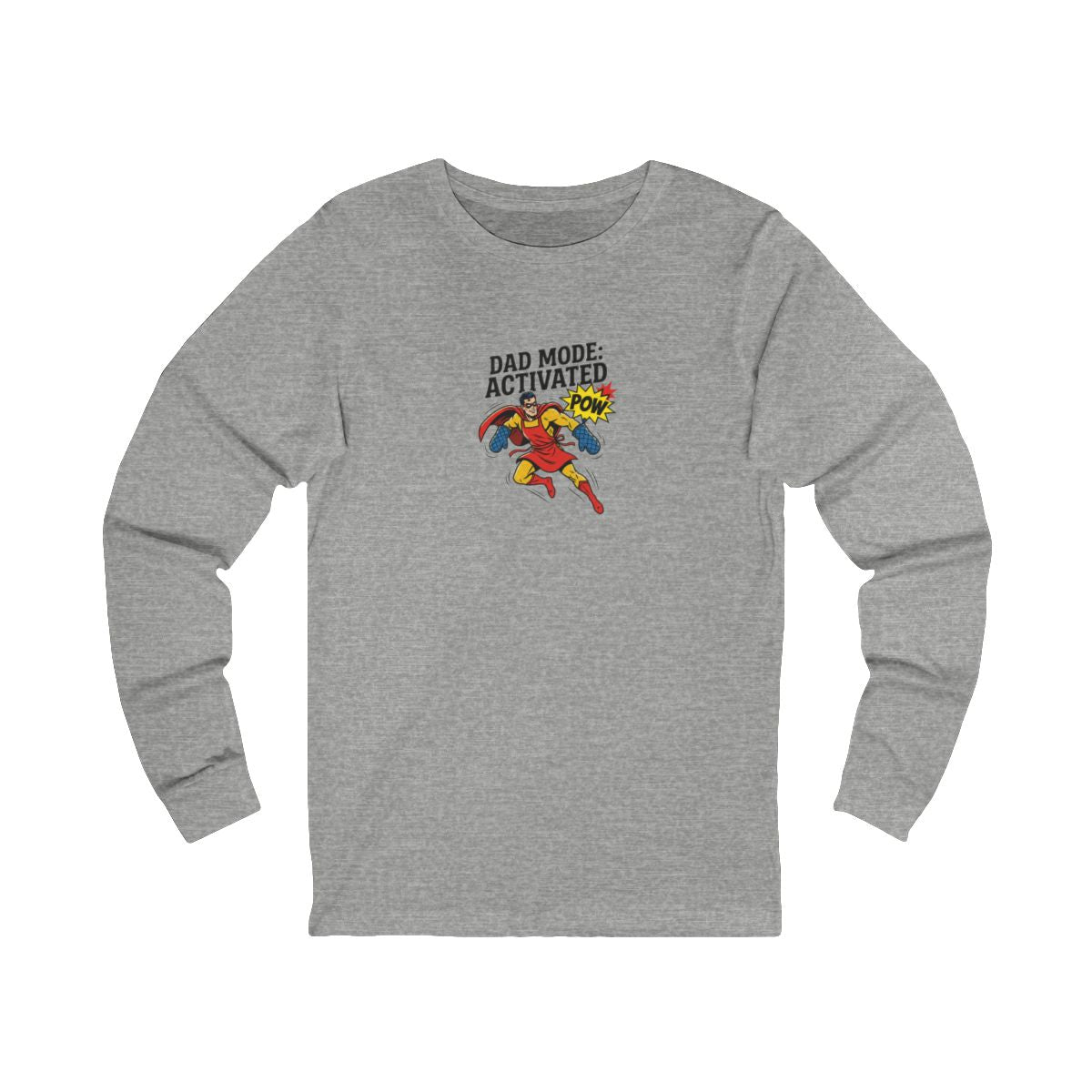 Dad Mode Activated Long Sleeve Tee | Funny Dad Superhero, Father's Day Gift