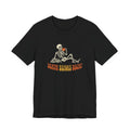 Death Before Decaf Tee | Funny Skeleton Coffee Halloween Shirt