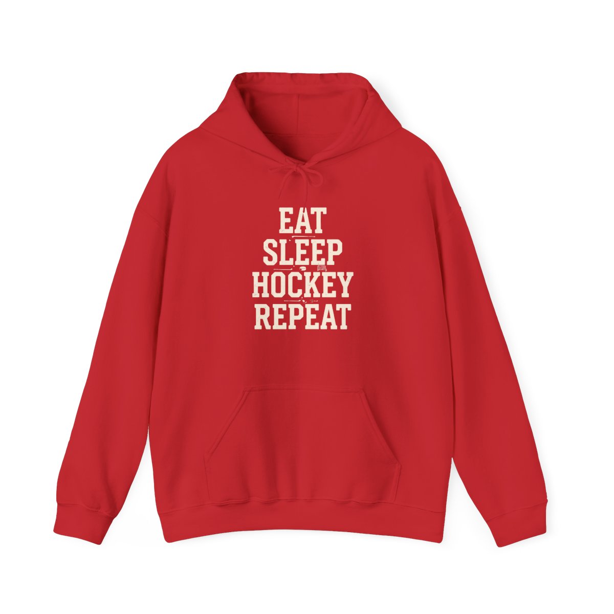 Eat Sleep Hockey Repeat Hoodie | Funny Hockey Lover Shirt