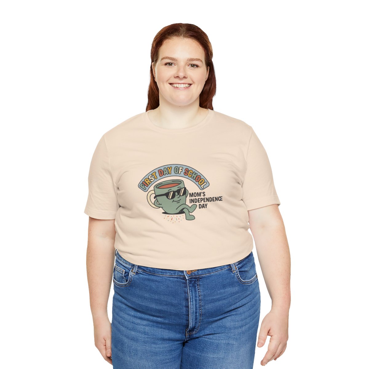 First Day of School Tee | Mom's Independence Day Funny Mom Shirt