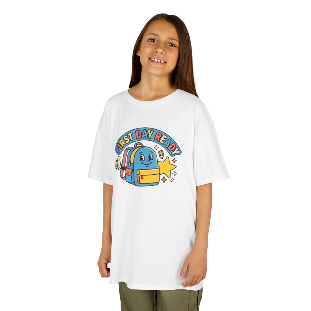 First Day Ready Kids Tee | Cute Back to School Backpack Shirt