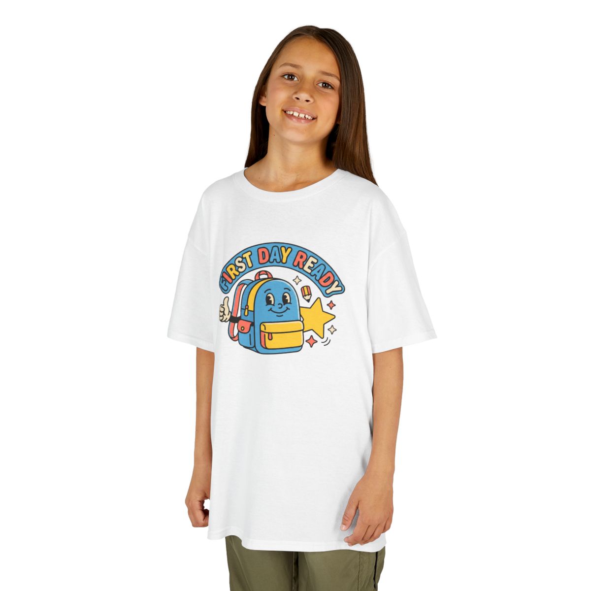 First Day Ready Kids Tee | Cute Back to School Backpack Shirt