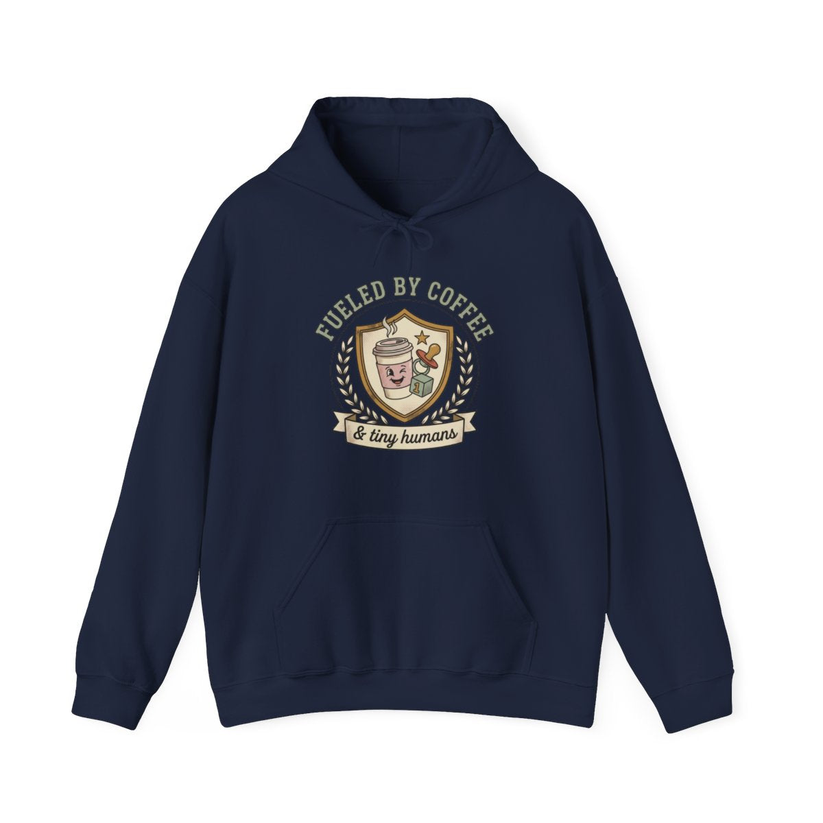 Fueled by Coffee and Tiny Humans Hoodie | Funny Mom Gift