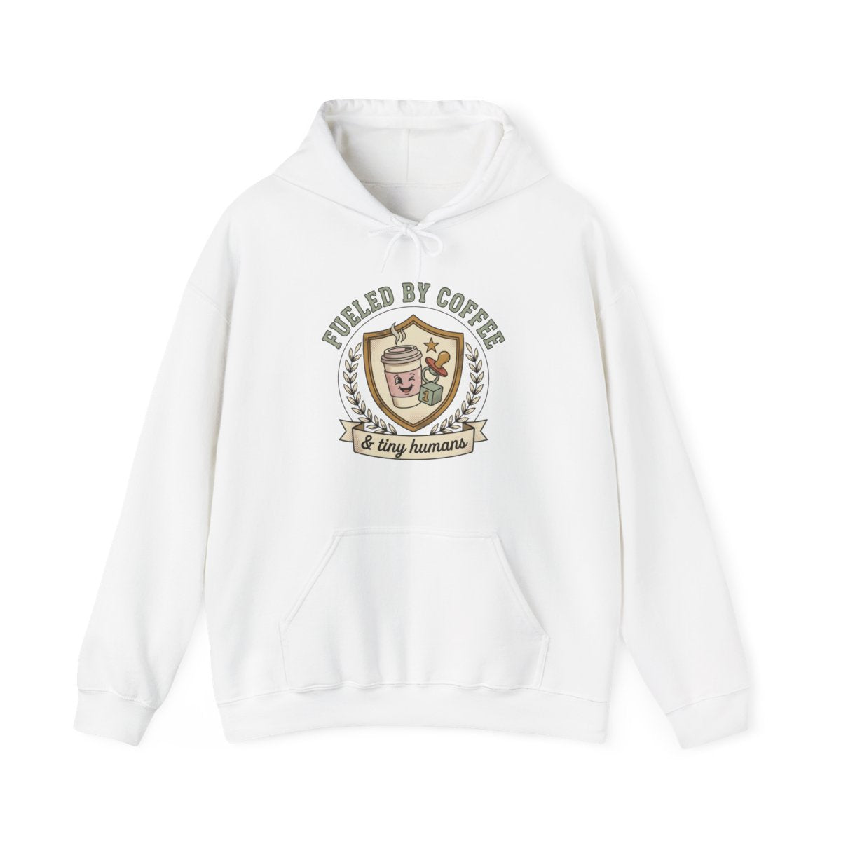 Fueled by Coffee and Tiny Humans Hoodie | Funny Mom Gift