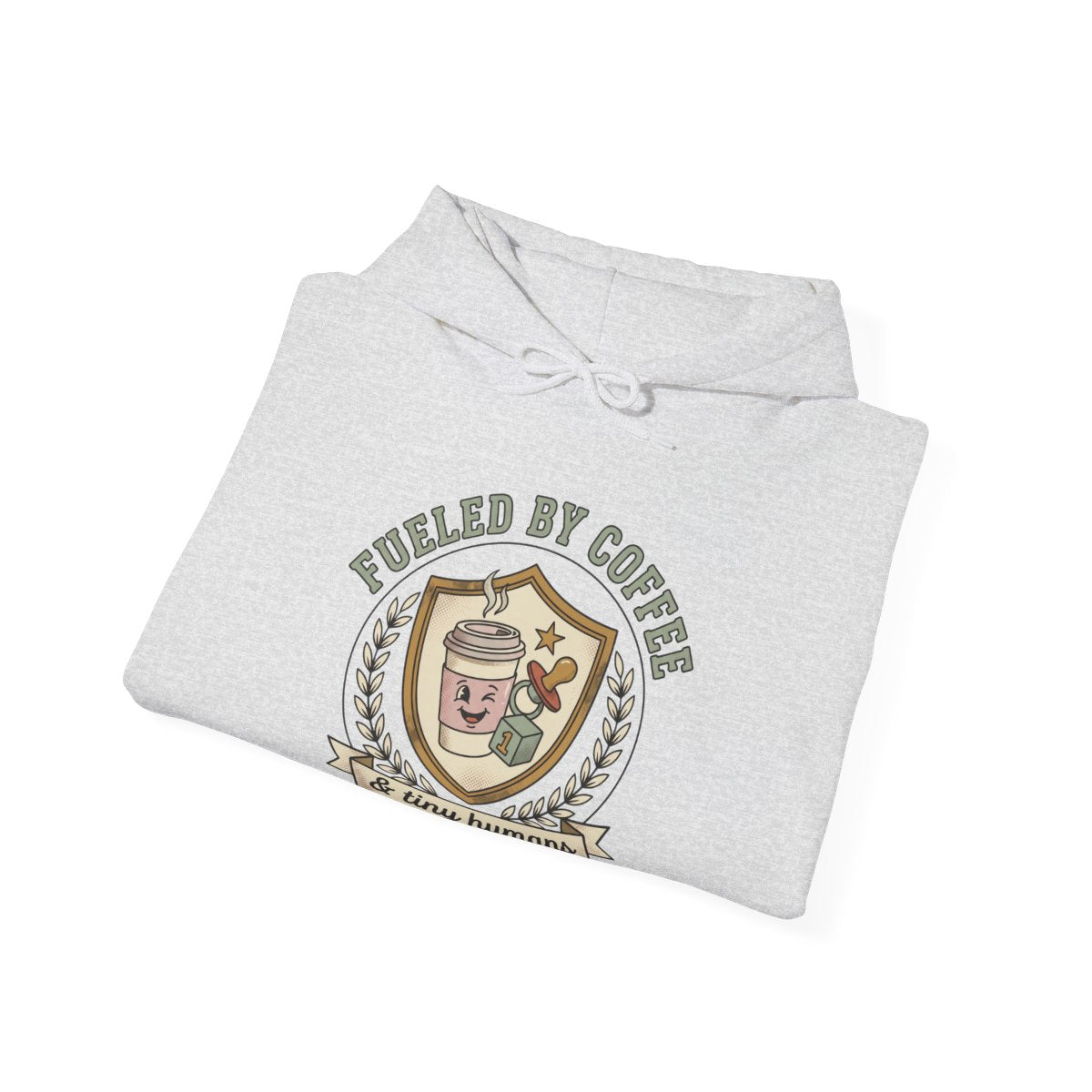Fueled by Coffee and Tiny Humans Hoodie | Funny Mom Gift