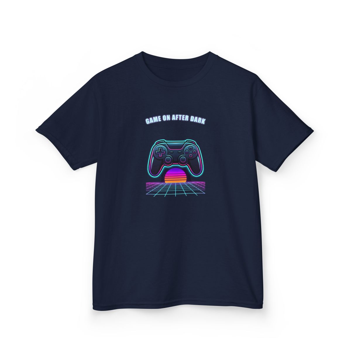 Game On After Dark Kids Tee | Retro Synthwave Gamer Shirt