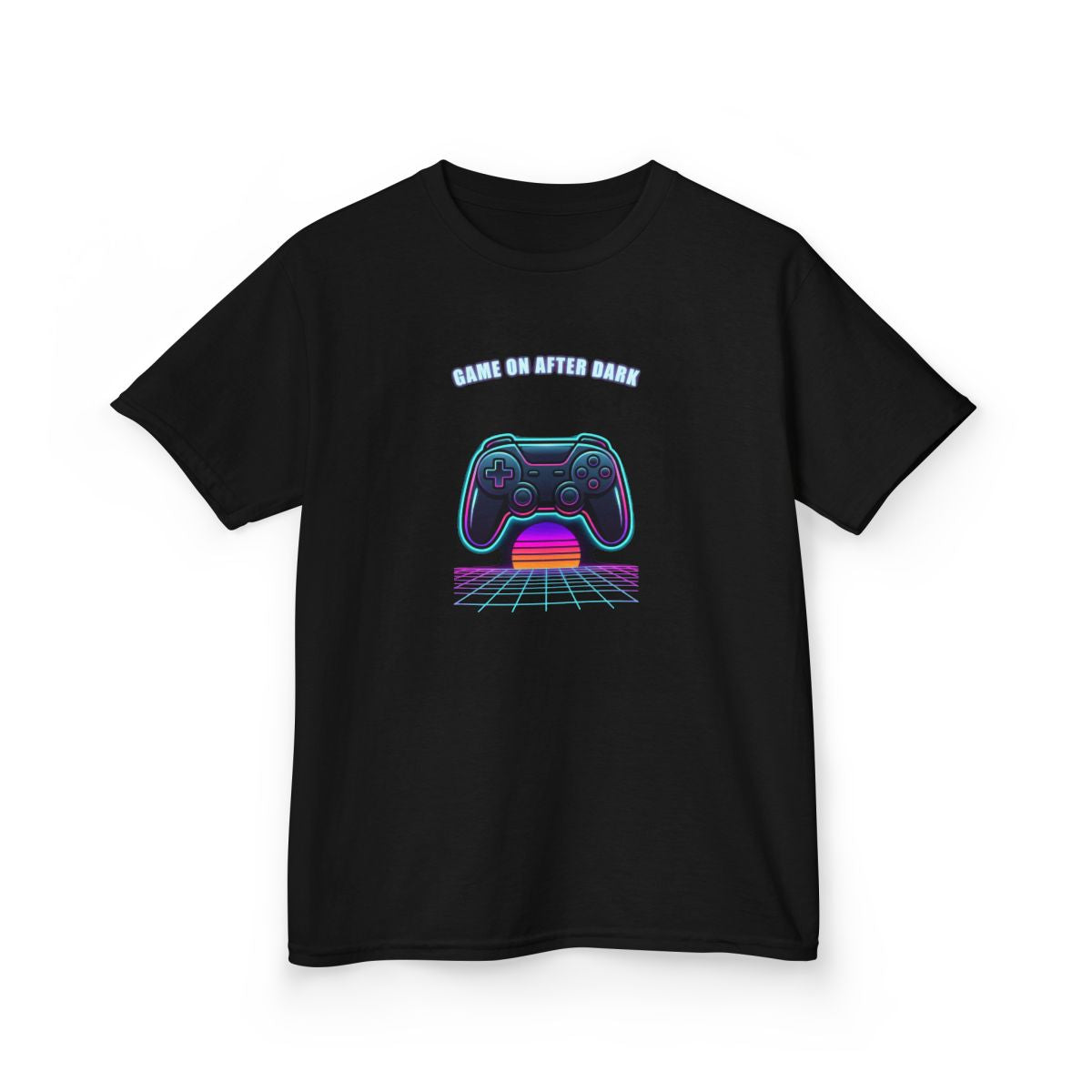 Game On After Dark Kids Tee | Retro Synthwave Gamer Shirt