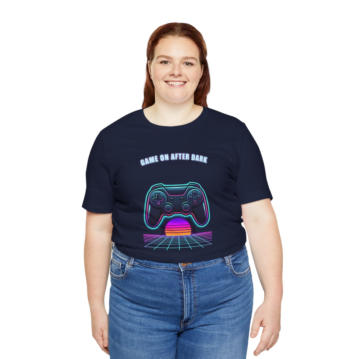 Game On After Dark Tee | Retro Synthwave Gaming Controller Shirt