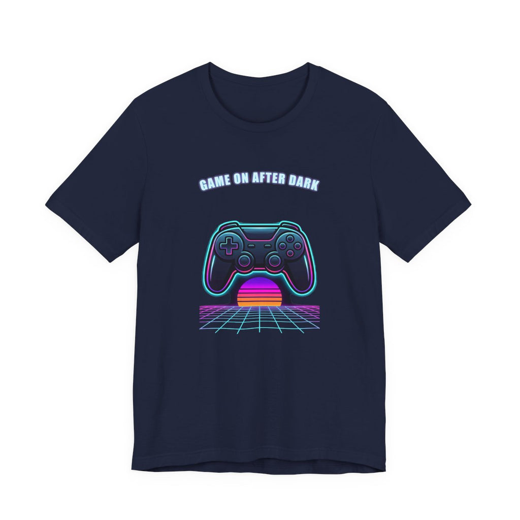 Game On After Dark Tee | Retro Synthwave Gaming Controller Shirt