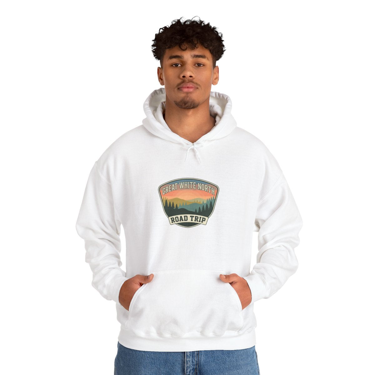 Great White North Road Trip Hoodie | Vintage Canada Travel