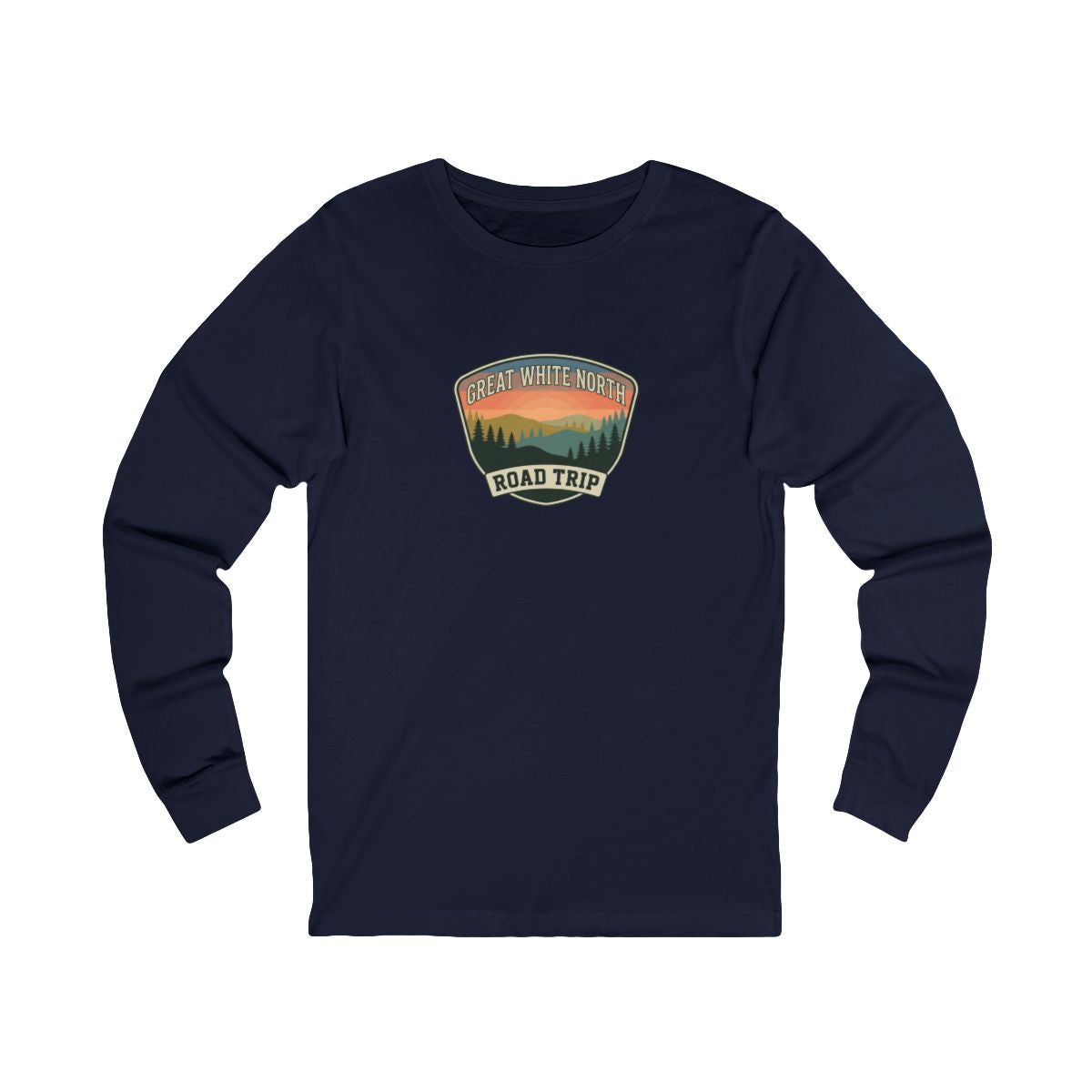 Great White North Road Trip Long Sleeve Tee | Vintage Canada Travel