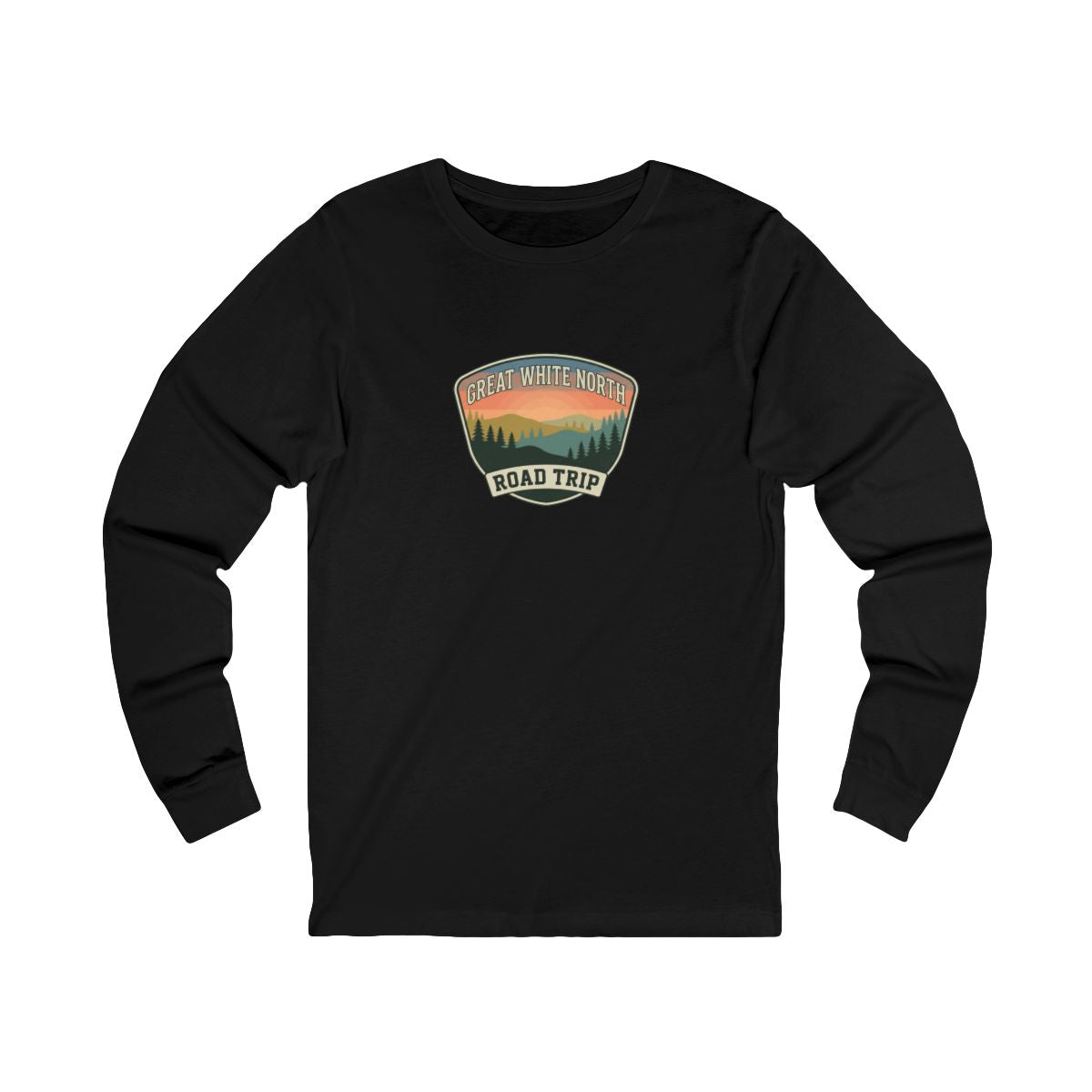 Great White North Road Trip Long Sleeve Tee | Vintage Canada Travel