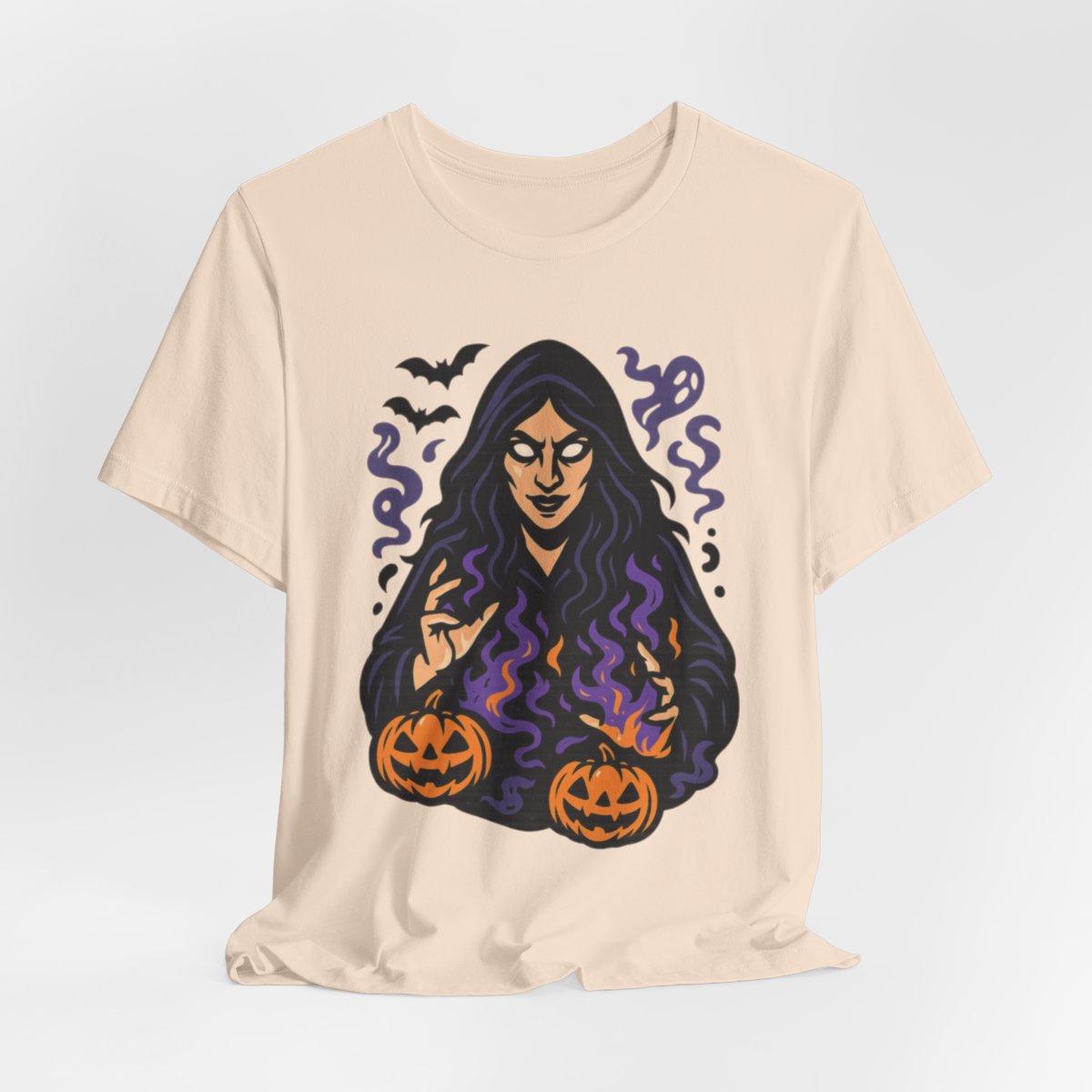 Halloween Witch Tee | Spooky Witch Pumpkin Graphic Shirt