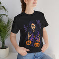 Halloween Witch Tee | Spooky Witch Pumpkin Graphic Shirt