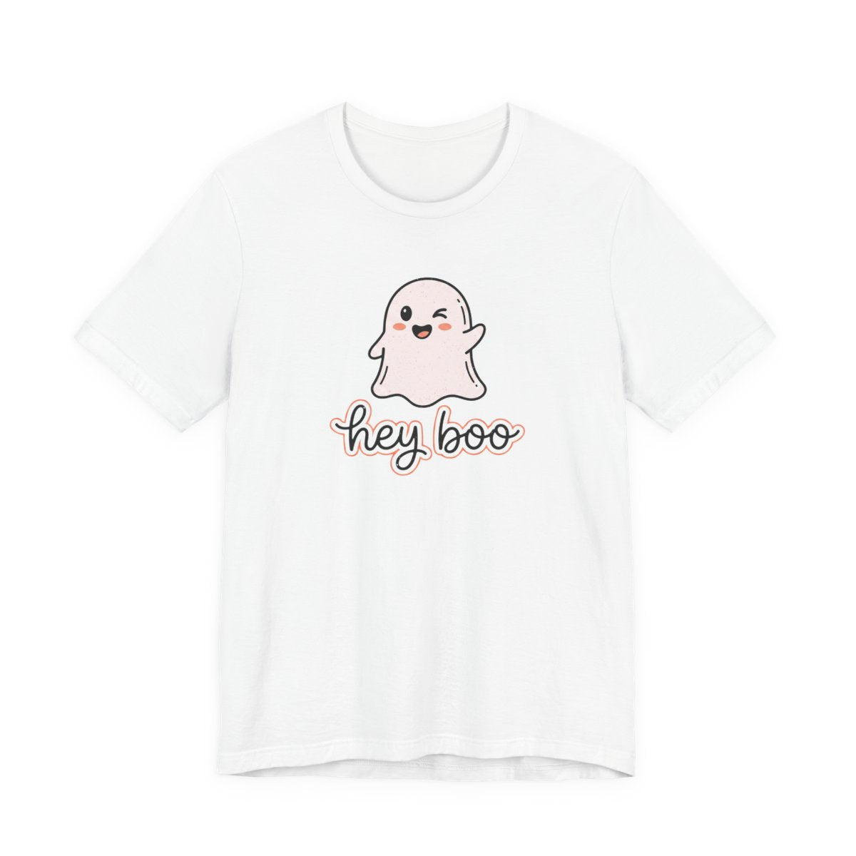 Hey Boo Tee | Cute Ghost Halloween Shirt