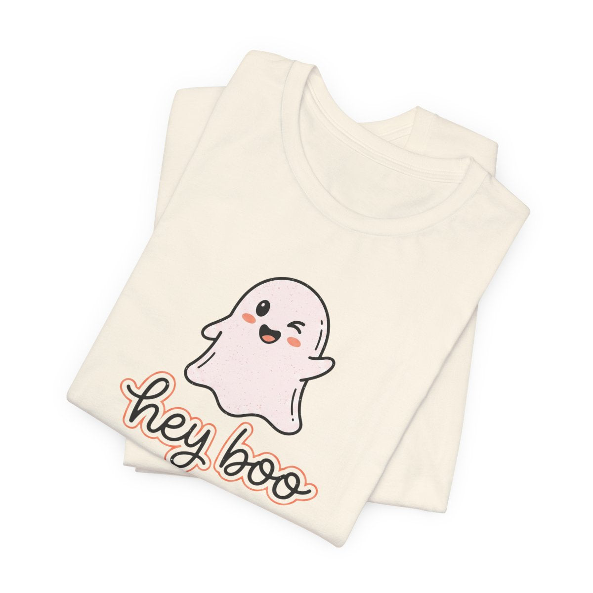 Hey Boo Tee | Cute Ghost Halloween Shirt