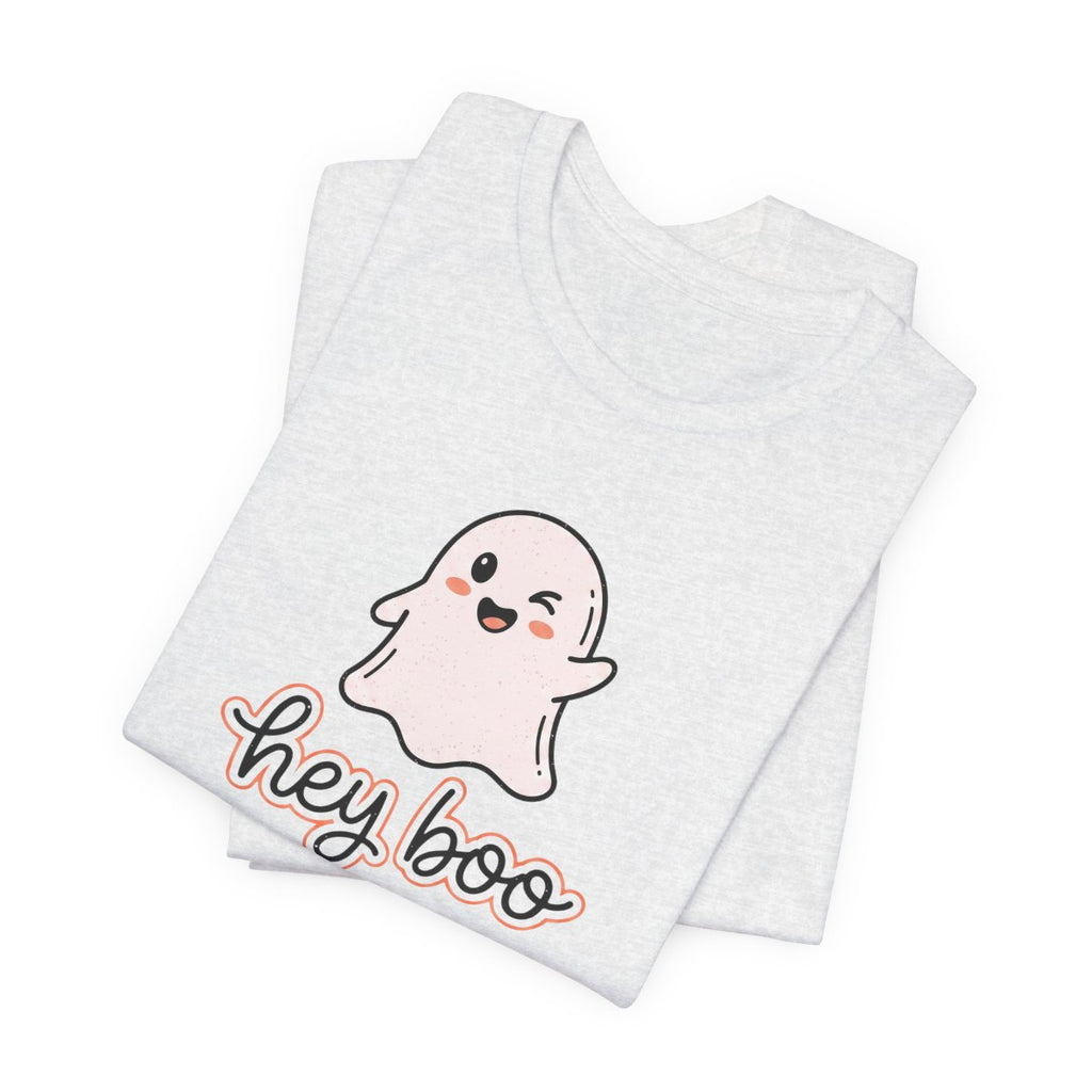 Hey Boo Tee | Cute Ghost Halloween Shirt